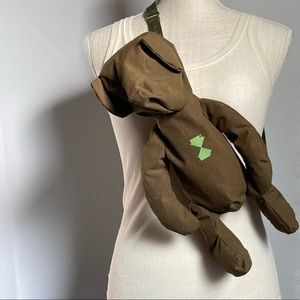 ❗️SOLD❗️Vintage Final Home nylon teddy bear backpack
